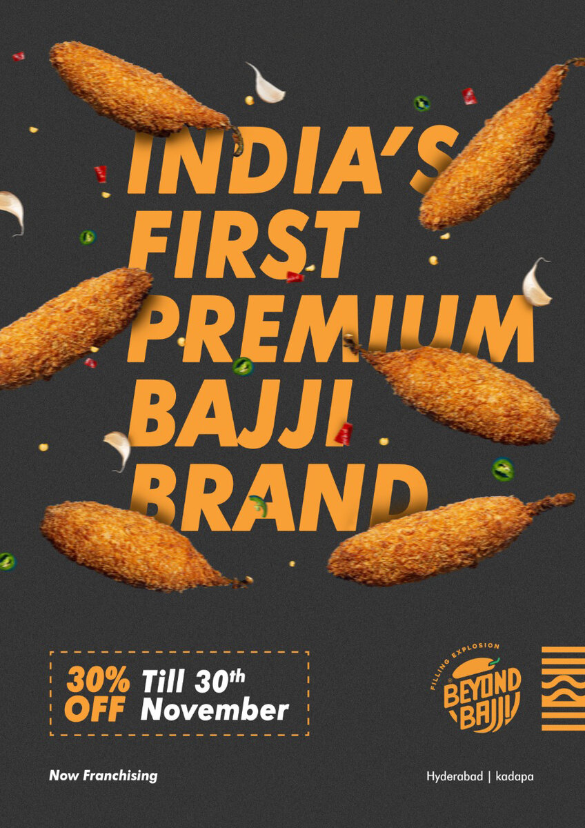 Beyond Bajji - Food & Beverage - Pamphlet / Flyer