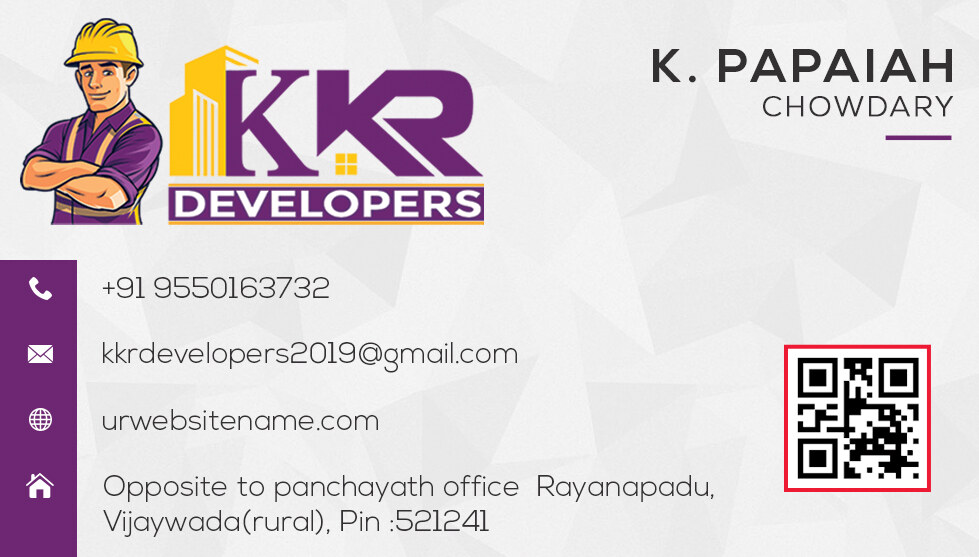 KKR Developers - Visiting Card - Front