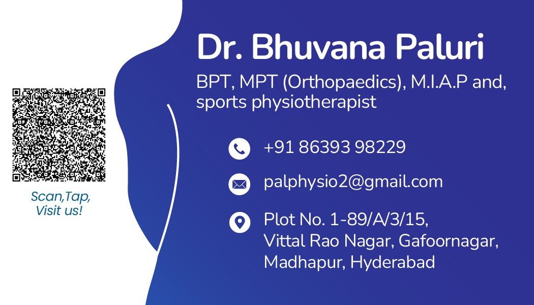 PAL Physiotherapy & Sports Rehab - Visiting Card - Front