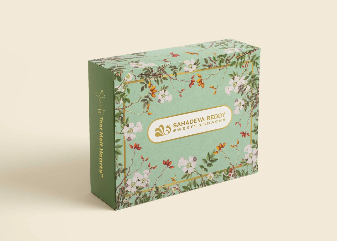 Sahadeva Reddy - Sweets & Snacks - Gift Box - Floral Sage